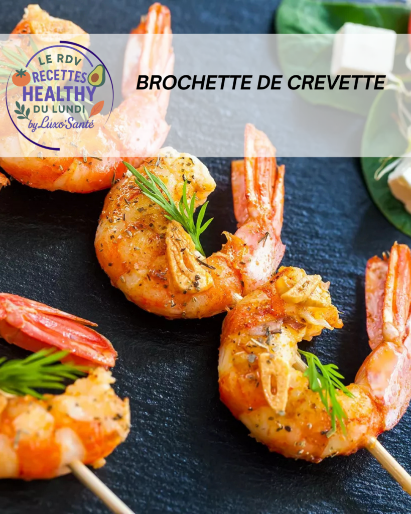 Brochette de crevettes