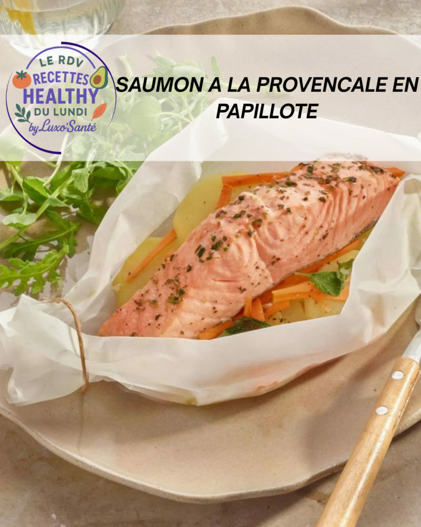 Saumon à la provençale en papillote