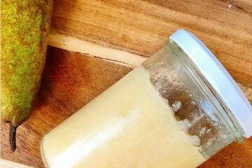 Confiture de poires à la cannelle en pot