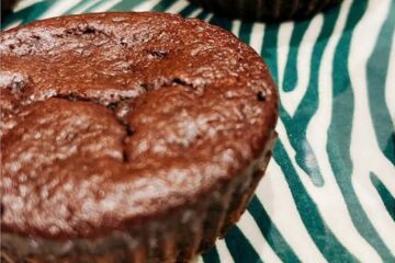 Muffins au chocolat et à la betterave