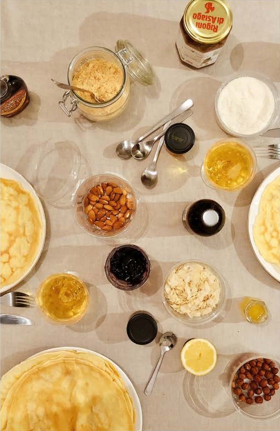Crêpes maison et leurs garnitures