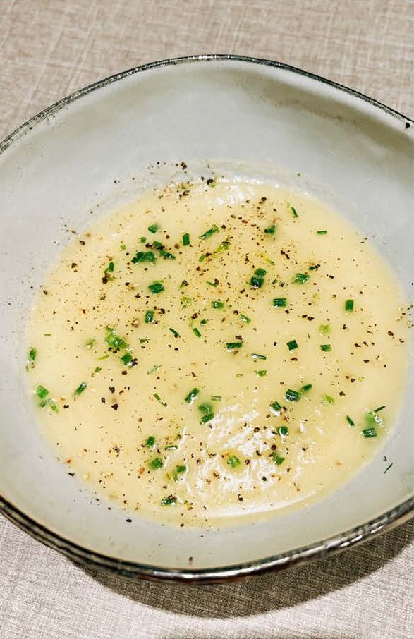 Soupe de poireaux et fenouil