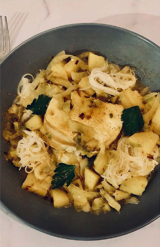 Chaudrée de poisson blanc au fenouil